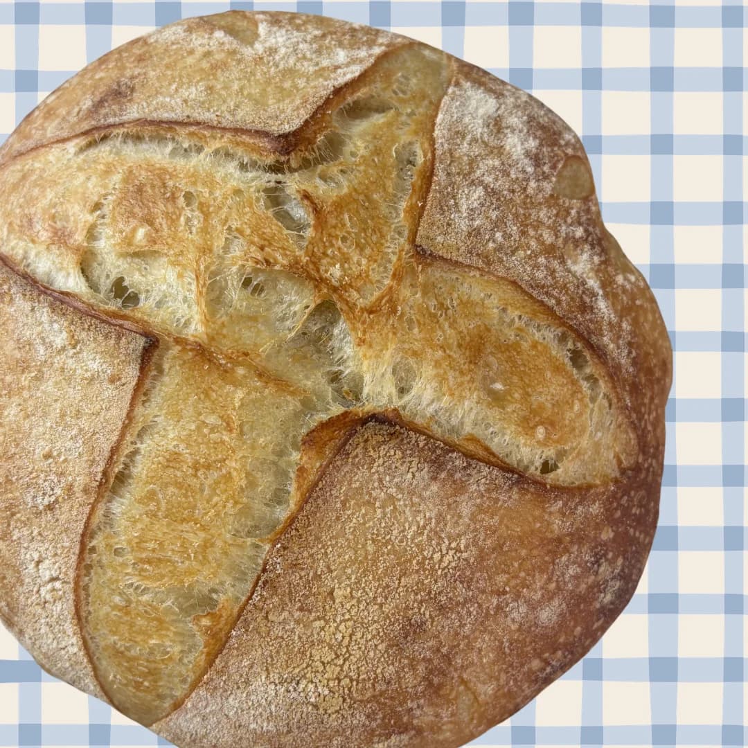 Pão rústico tradicional